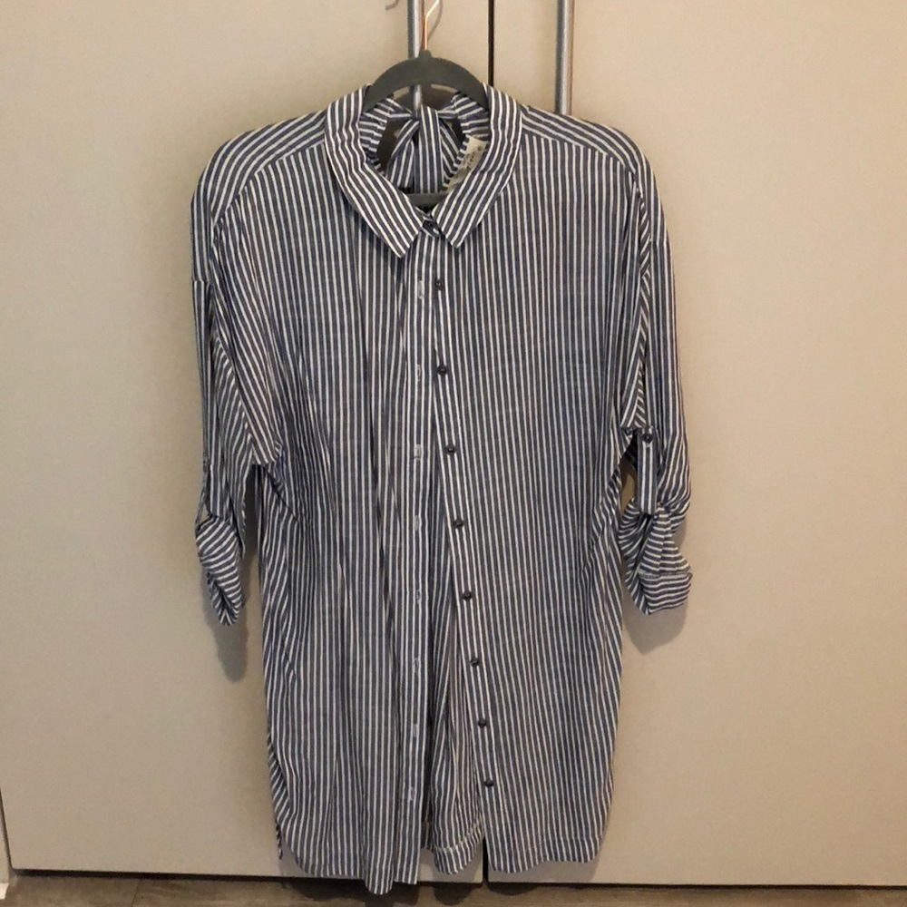 Her Entire Name Says Grace -Cover Up/Grey Stripe